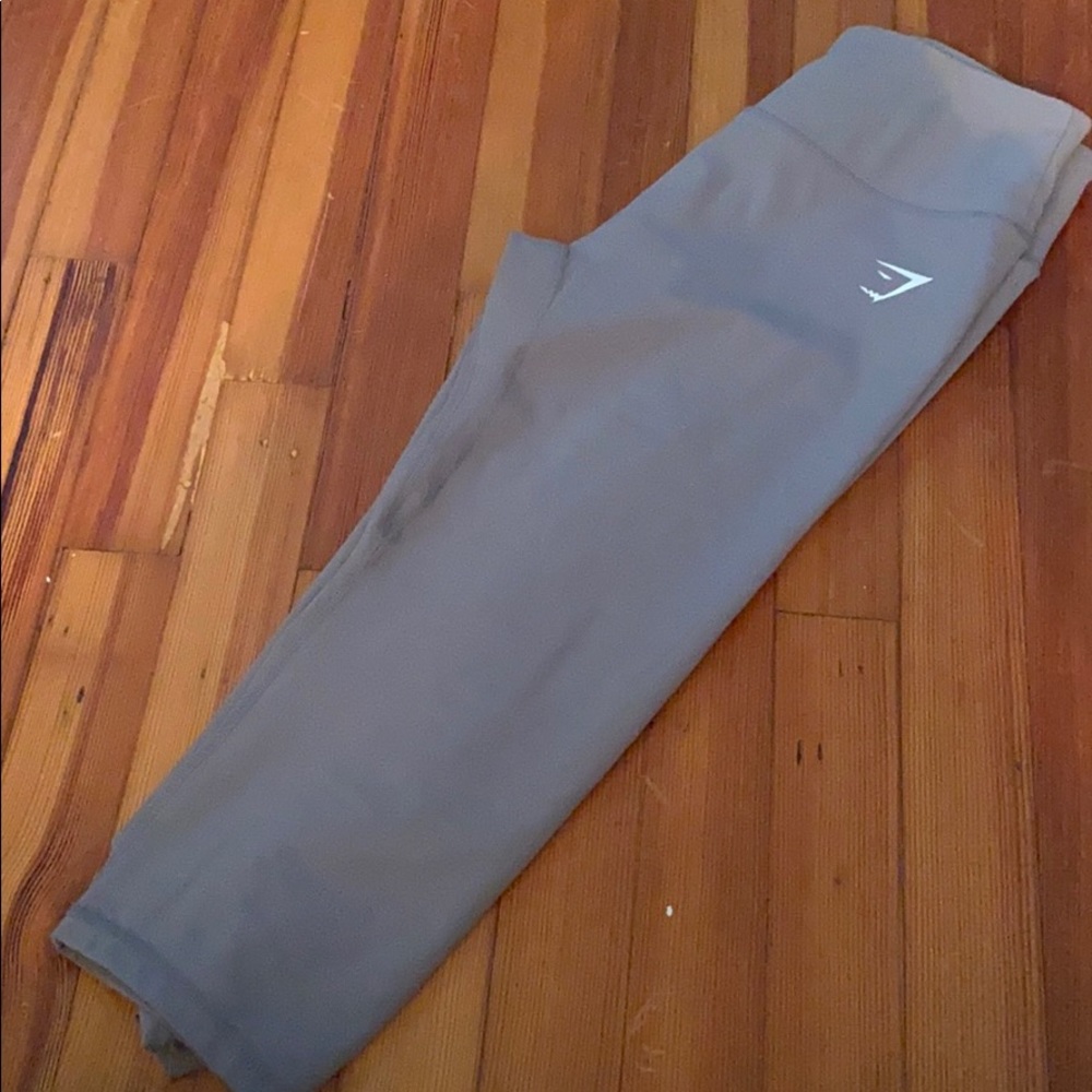 Gray gymshark Capri